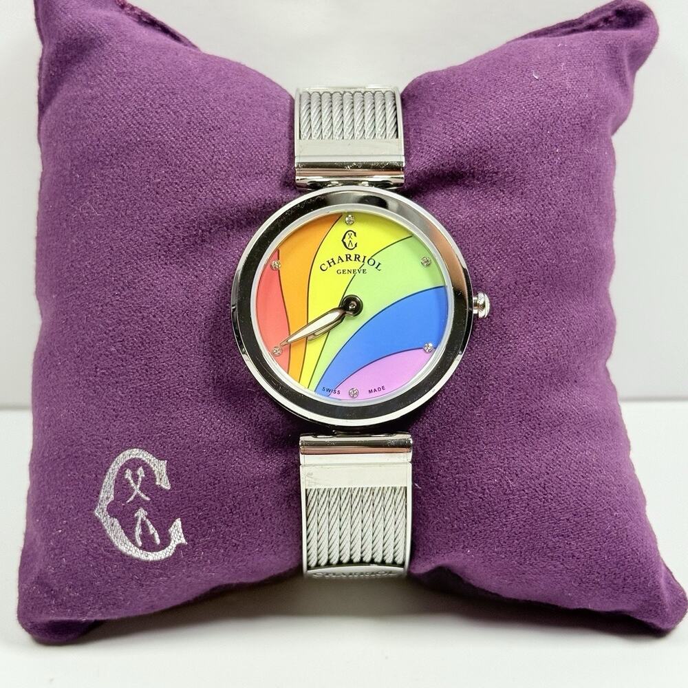 Charriol Forever FE32.101.032 Diamond Rainbow MOP Dial Stainless Women’s Watch